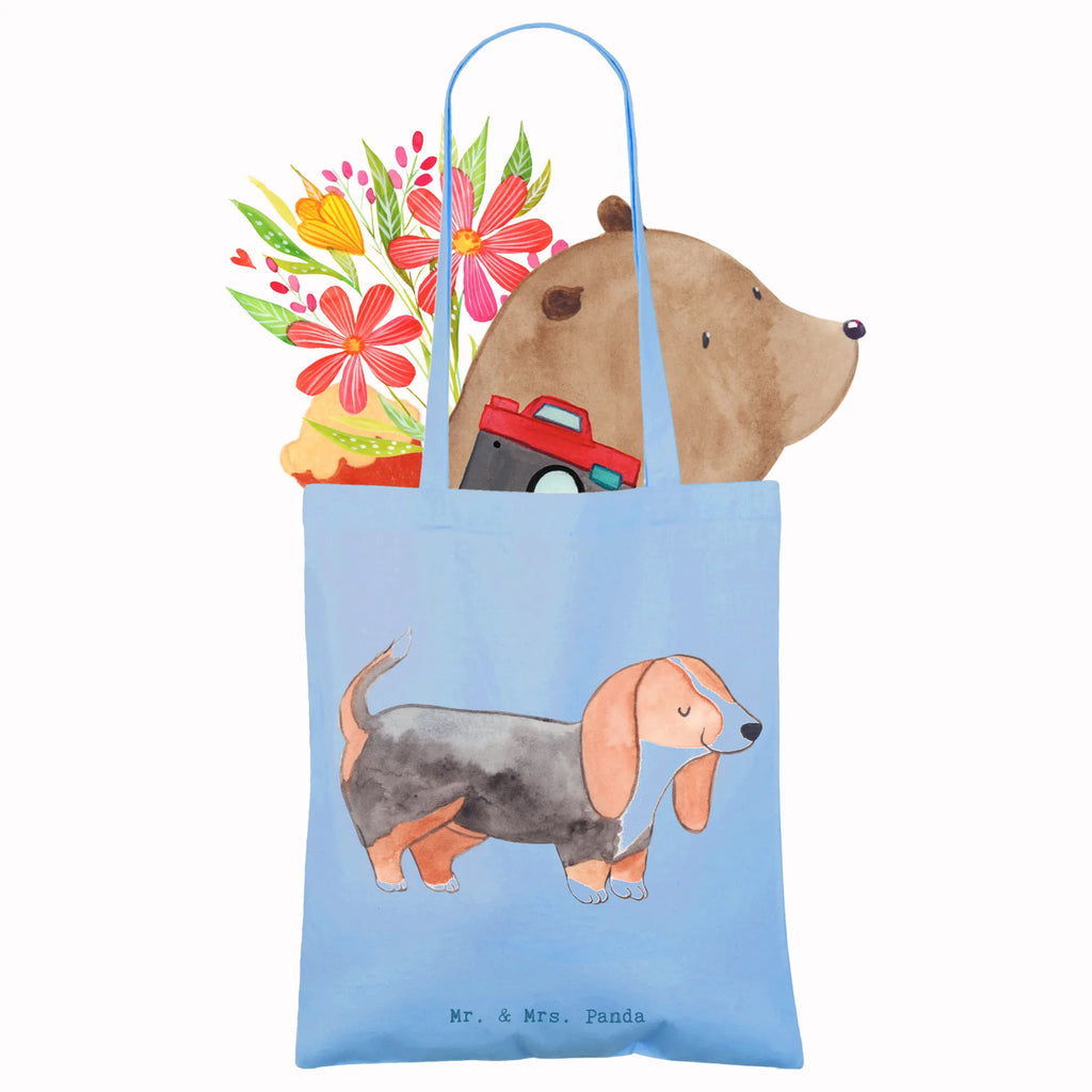 Tragetasche Basset Hound Moment Beuteltasche, Beutel, Einkaufstasche, Jutebeutel, Stoffbeutel, Tasche, Shopper, Umhängetasche, Strandtasche, Schultertasche, Stofftasche, Tragetasche, Badetasche, Jutetasche, Einkaufstüte, Laptoptasche, Hund, Hunderasse, Rassehund, Hundebesitzer, Geschenk, Tierfreund, Schenken, Welpe, Basset Hound, Basset