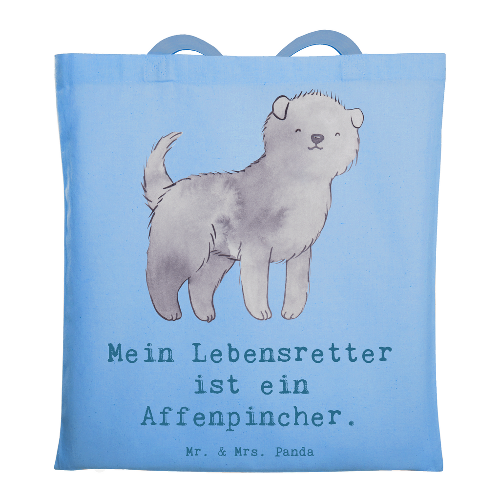 Tragetasche Affenpincher Lebensretter Beuteltasche, Beutel, Einkaufstasche, Jutebeutel, Stoffbeutel, Tasche, Shopper, Umhängetasche, Strandtasche, Schultertasche, Stofftasche, Tragetasche, Badetasche, Jutetasche, Einkaufstüte, Laptoptasche, Hund, Hunderasse, Rassehund, Hundebesitzer, Geschenk, Tierfreund, Schenken, Welpe, Affenpincher