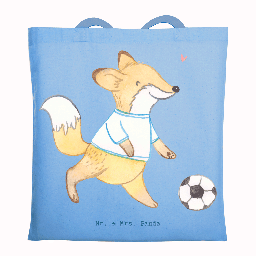 Tragetasche Fuchs Fußball spielen Beuteltasche, Beutel, Einkaufstasche, Jutebeutel, Stoffbeutel, Tasche, Shopper, Umhängetasche, Strandtasche, Schultertasche, Stofftasche, Tragetasche, Badetasche, Jutetasche, Einkaufstüte, Laptoptasche, Geschenk, Sport, Sportart, Hobby, Schenken, Danke, Dankeschön, Auszeichnung, Gewinn, Sportler, Fußball spielen, Fußballtraining, Fußballverein, Fußballmannschaft, Fußball Turnier, Punktspiele, Fußball