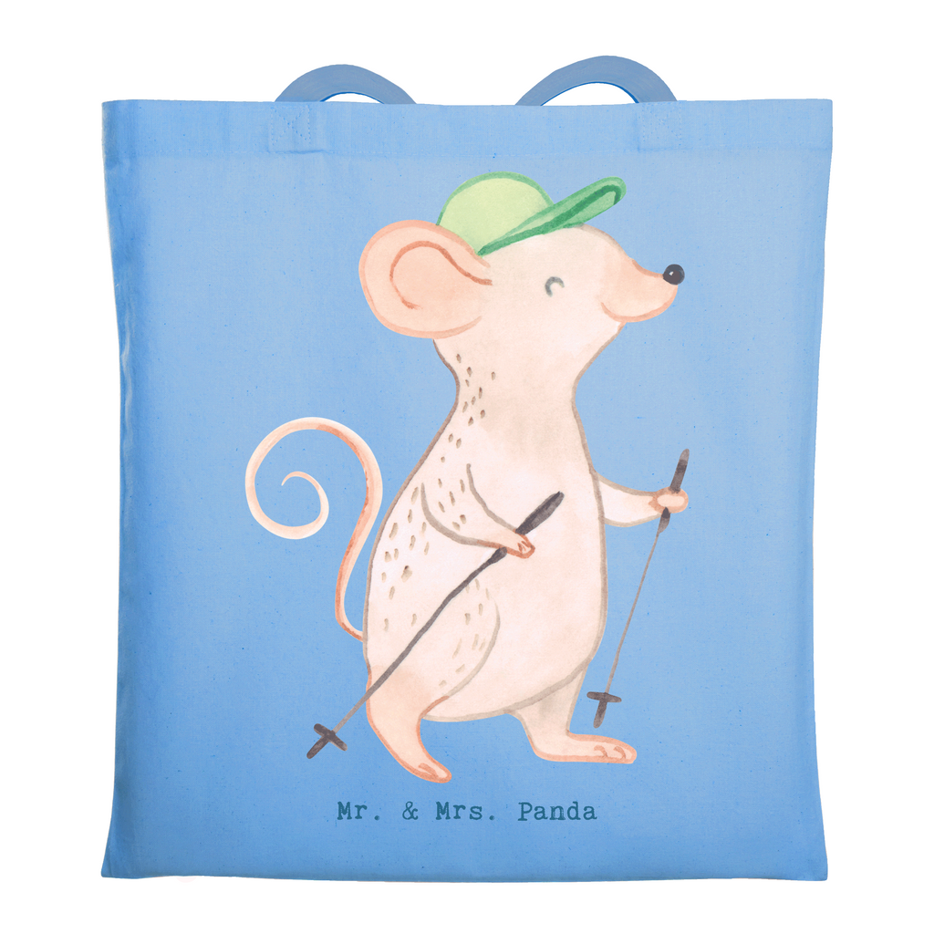 Tragetasche Maus Walking Beuteltasche, Beutel, Einkaufstasche, Jutebeutel, Stoffbeutel, Tasche, Shopper, Umhängetasche, Strandtasche, Schultertasche, Stofftasche, Tragetasche, Badetasche, Jutetasche, Einkaufstüte, Laptoptasche, Geschenk, Sport, Sportart, Hobby, Schenken, Danke, Dankeschön, Auszeichnung, Gewinn, Sportler, Walking, Walken, schnelles Gehen, Spazieren gehen