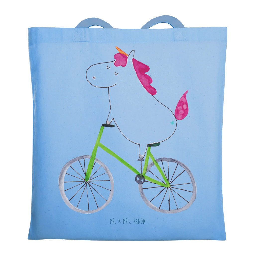 Tragetasche Einhorn Radfahrer Beuteltasche, Beutel, Einkaufstasche, Jutebeutel, Stoffbeutel, Tasche, Shopper, Umhängetasche, Strandtasche, Schultertasche, Stofftasche, Tragetasche, Badetasche, Jutetasche, Einkaufstüte, Laptoptasche, Einhorn, Einhörner, Einhorn Deko, Pegasus, Unicorn, Radfahren, Radfahrer, Rad, Bike, Feenstaub, Konfetti, Luxusproblem, Kummer, Liebeskummer