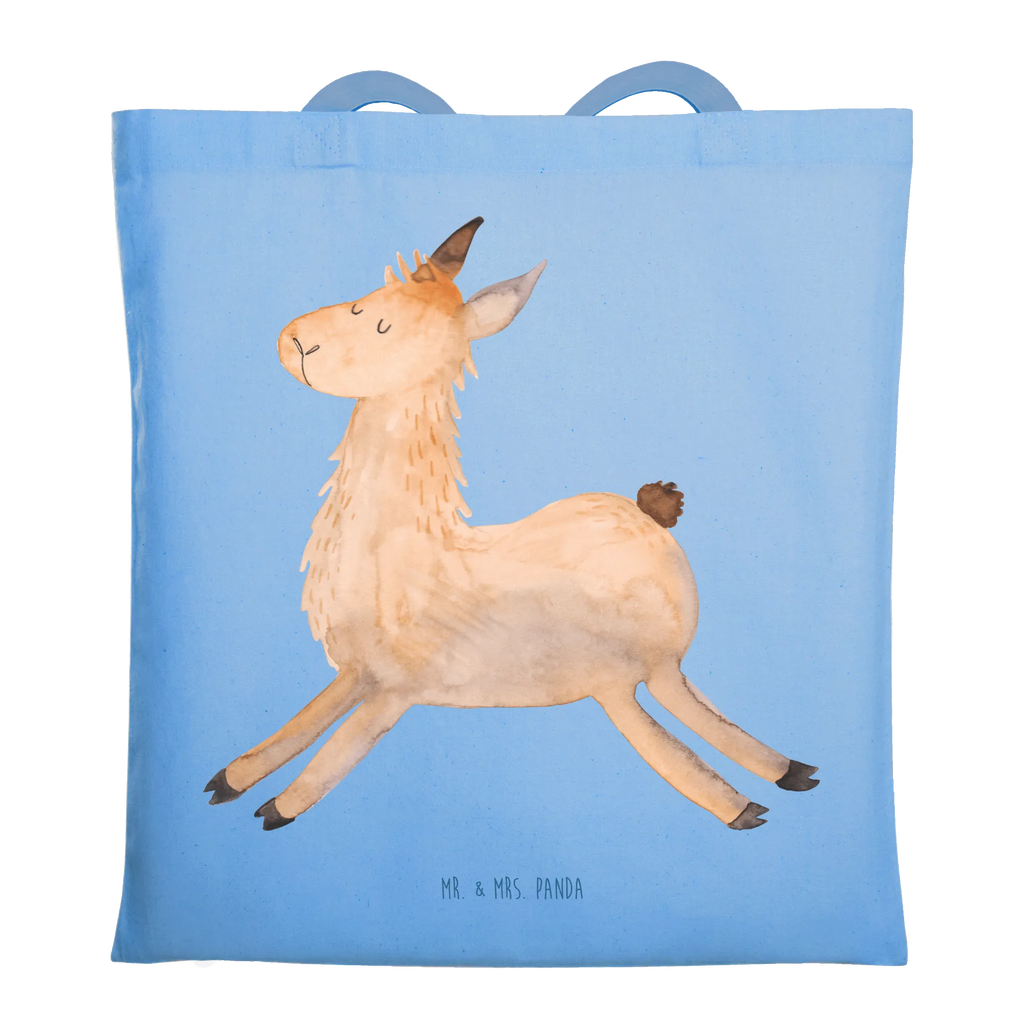 Tragetasche Lama Springen Beuteltasche, Beutel, Einkaufstasche, Jutebeutel, Stoffbeutel, Tasche, Shopper, Umhängetasche, Strandtasche, Schultertasche, Stofftasche, Tragetasche, Badetasche, Jutetasche, Einkaufstüte, Laptoptasche, Lama, Alpaka, Lamas, Lieblingstag, Happy day, fröhlich, Glück, Freundin, Liebeskummer, Neustart, guten Morgen, Start, Prüfung, Abitur