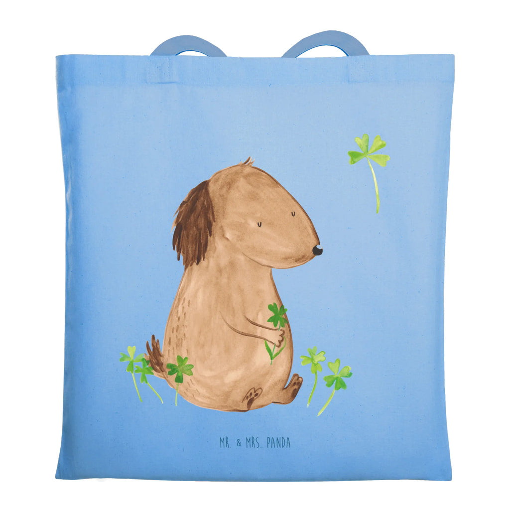 Tragetasche Hund Kleeblatt Beuteltasche, Beutel, Einkaufstasche, Jutebeutel, Stoffbeutel, Tasche, Shopper, Umhängetasche, Strandtasche, Schultertasche, Stofftasche, Tragetasche, Badetasche, Jutetasche, Einkaufstüte, Laptoptasche, Hund, Hundemotiv, Haustier, Hunderasse, Tierliebhaber, Hundebesitzer, Sprüche, Kleeblatt, Glück, Tagträume, Motivation, Neuanfang, Geschenk, Glücksbringer, Selbstliebe, Achtsamkeit