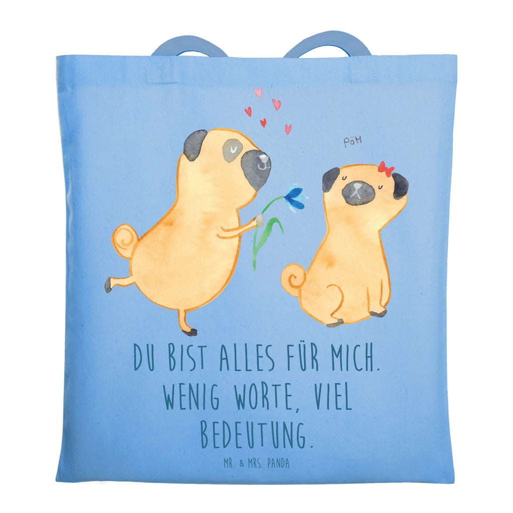 Tragetasche Mops Verliebt Beuteltasche, Beutel, Einkaufstasche, Jutebeutel, Stoffbeutel, Tasche, Shopper, Umhängetasche, Strandtasche, Schultertasche, Stofftasche, Tragetasche, Badetasche, Jutetasche, Einkaufstüte, Laptoptasche, Hund, Hundemotiv, Haustier, Hunderasse, Tierliebhaber, Hundebesitzer, Sprüche, Mops, Möpse, Hundeliebe, verliebt, Liebe, Liebesspruch. Verlobt, Geschenk Freund, Partner