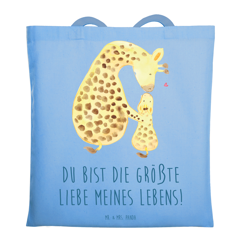 Tragetasche Giraffe mit Kind Beuteltasche, Beutel, Einkaufstasche, Jutebeutel, Stoffbeutel, Tasche, Shopper, Umhängetasche, Strandtasche, Schultertasche, Stofftasche, Tragetasche, Badetasche, Jutetasche, Einkaufstüte, Laptoptasche, Afrika, Wildtiere, Giraffe, Kind, Mutter, Mama, Tochter, Sohn, Lieblingsmensch