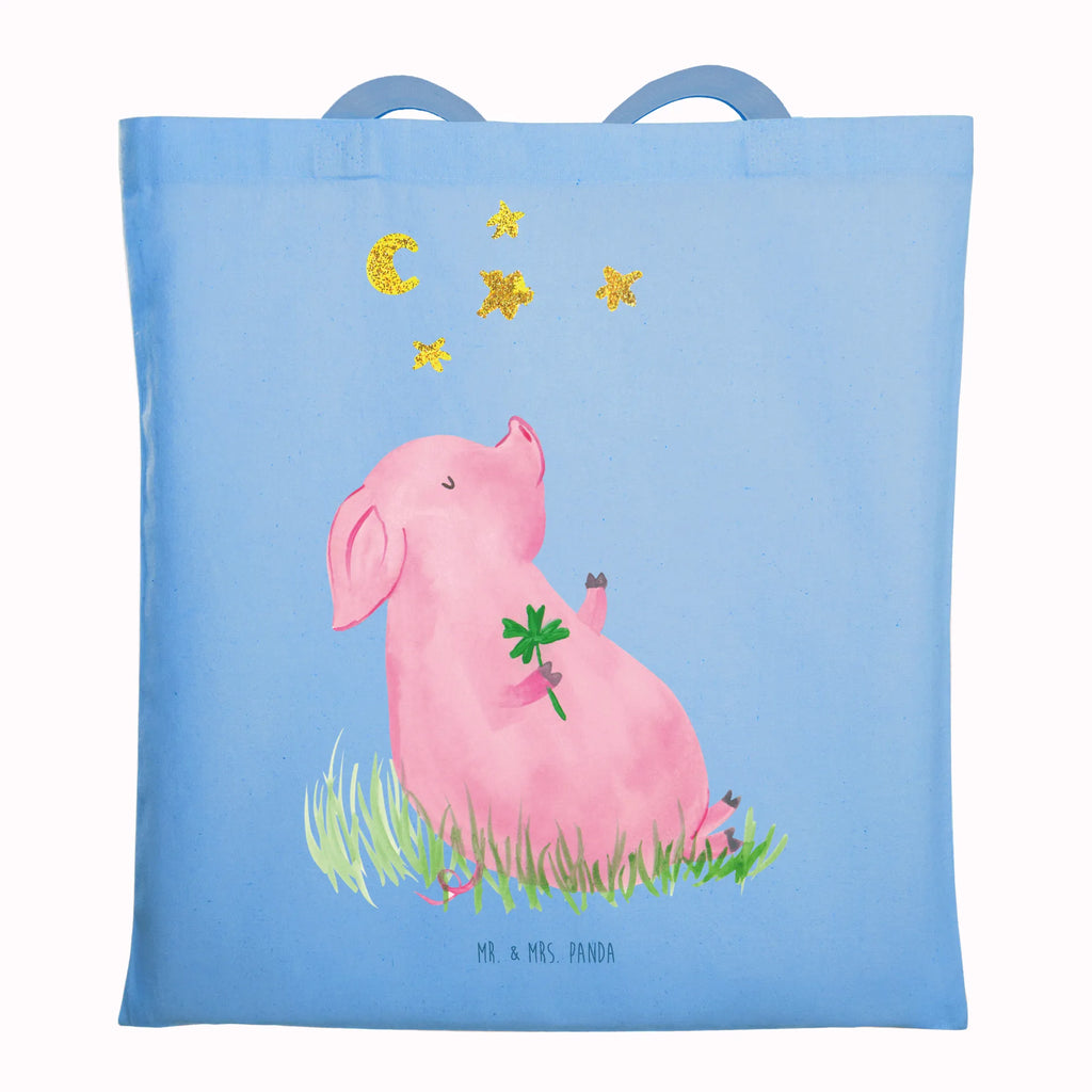 Tragetasche Schwein Glück Beuteltasche, Beutel, Einkaufstasche, Jutebeutel, Stoffbeutel, Tasche, Shopper, Umhängetasche, Strandtasche, Schultertasche, Stofftasche, Tragetasche, Badetasche, Jutetasche, Einkaufstüte, Laptoptasche, Tiermotive, Gute Laune, lustige Sprüche, Tiere, Glücksschwein. Glück, Schwein, Schweinchen, Sterne, Sernchen, Ziele, Träume, Motivation, Glücksbringer