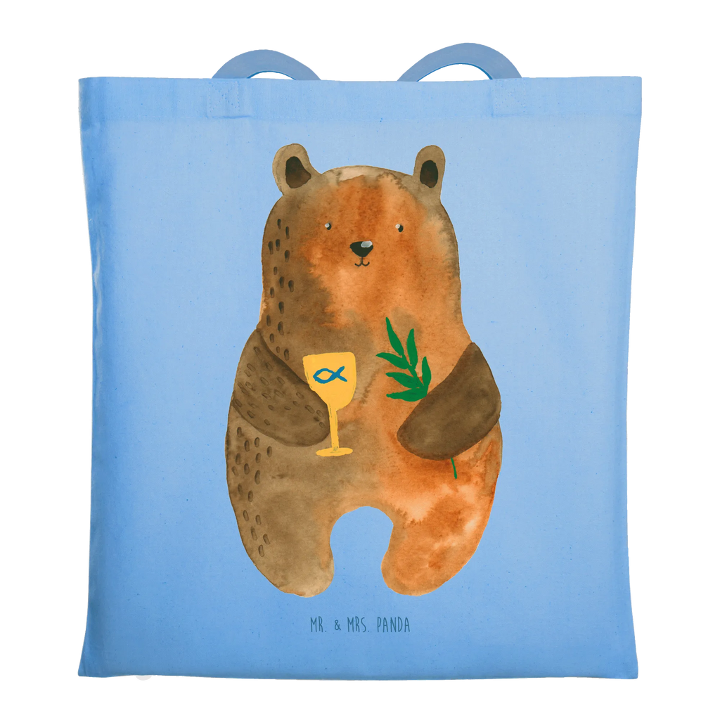 Tragetasche Bär Konfirmation Beuteltasche, Beutel, Einkaufstasche, Jutebeutel, Stoffbeutel, Tasche, Shopper, Umhängetasche, Strandtasche, Schultertasche, Stofftasche, Tragetasche, Badetasche, Jutetasche, Einkaufstüte, Laptoptasche, Bär, Teddy, Teddybär, Konfirmation, Kirche, evangelisch, Gottesdienst