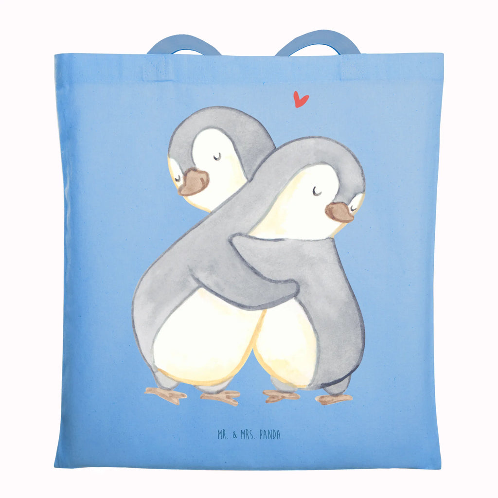 Tragetasche Pinguine Kuscheln Beuteltasche, Beutel, Einkaufstasche, Jutebeutel, Stoffbeutel, Tasche, Shopper, Umhängetasche, Strandtasche, Schultertasche, Stofftasche, Tragetasche, Badetasche, Jutetasche, Einkaufstüte, Laptoptasche, Liebe, Partner, Freund, Freundin, Ehemann, Ehefrau, Heiraten, Verlobung, Heiratsantrag, Liebesgeschenk, Jahrestag, Hocheitstag, Valentinstag, Geschenk für Frauen, Hochzeitstag, Mitbringsel, Geschenk für Freundin, Geschenk für Partner, Liebesbeweis, für Männer, für Ehemann