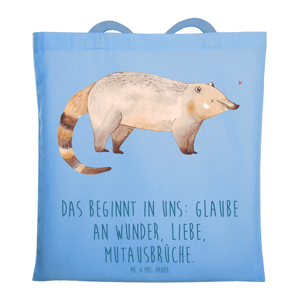 Tragetasche Nasenbär Beuteltasche, Beutel, Einkaufstasche, Jutebeutel, Stoffbeutel, Tasche, Shopper, Umhängetasche, Strandtasche, Schultertasche, Stofftasche, Tragetasche, Badetasche, Jutetasche, Einkaufstüte, Laptoptasche, Tiermotive, Gute Laune, lustige Sprüche, Tiere, Nasenbär, Nasenbären, Rüsselbär, Bär