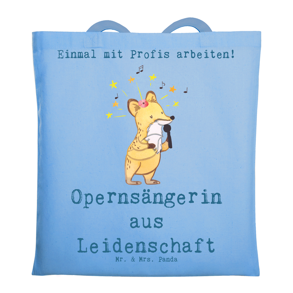 Tragetasche Opernsängerin aus Leidenschaft Beuteltasche, Beutel, Einkaufstasche, Jutebeutel, Stoffbeutel, Tasche, Shopper, Umhängetasche, Strandtasche, Schultertasche, Stofftasche, Tragetasche, Badetasche, Jutetasche, Einkaufstüte, Laptoptasche, Beruf, Ausbildung, Jubiläum, Abschied, Rente, Kollege, Kollegin, Geschenk, Schenken, Arbeitskollege, Mitarbeiter, Firma, Danke, Dankeschön