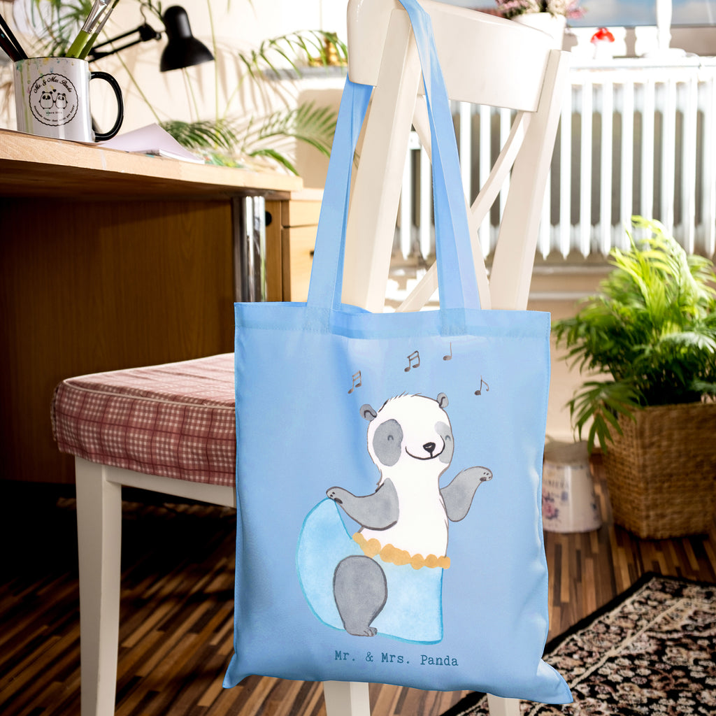 Tragetasche Panda Bauchtanz Beuteltasche, Beutel, Einkaufstasche, Jutebeutel, Stoffbeutel, Tasche, Shopper, Umhängetasche, Strandtasche, Schultertasche, Stofftasche, Tragetasche, Badetasche, Jutetasche, Einkaufstüte, Laptoptasche, Geschenk, Sport, Sportart, Hobby, Schenken, Danke, Dankeschön, Auszeichnung, Gewinn, Sportler, Bauchtanz, orientalischer Tanz, Tanzen