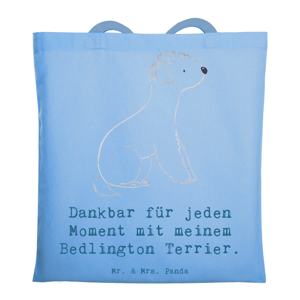 Tragetasche Bedlington Terrier Moment Beuteltasche, Beutel, Einkaufstasche, Jutebeutel, Stoffbeutel, Tasche, Shopper, Umhängetasche, Strandtasche, Schultertasche, Stofftasche, Tragetasche, Badetasche, Jutetasche, Einkaufstüte, Laptoptasche, Hund, Hunderasse, Rassehund, Hundebesitzer, Geschenk, Tierfreund, Schenken, Welpe, Bedlington Terrier, Terrier