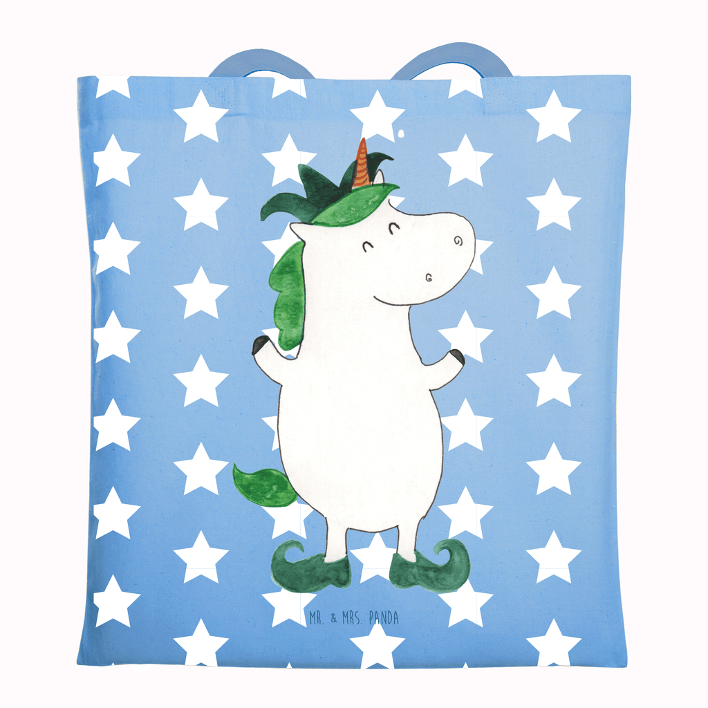 Tragetasche Einhorn Joker Beuteltasche, Beutel, Einkaufstasche, Jutebeutel, Stoffbeutel, Tasche, Shopper, Umhängetasche, Strandtasche, Schultertasche, Stofftasche, Tragetasche, Badetasche, Jutetasche, Einkaufstüte, Laptoptasche, Einhorn, Einhörner, Einhorn Deko, Pegasus, Unicorn, Hofnarr, Kasper, Gaukler, Mittelalter