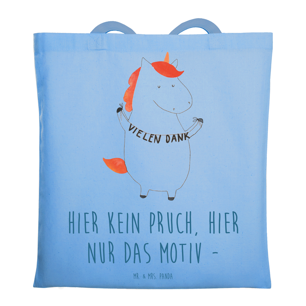 Tragetasche Einhorn Vielen Dank Beuteltasche, Beutel, Einkaufstasche, Jutebeutel, Stoffbeutel, Tasche, Shopper, Umhängetasche, Strandtasche, Schultertasche, Stofftasche, Tragetasche, Badetasche, Jutetasche, Einkaufstüte, Laptoptasche, Einhorn, Einhörner, Einhorn Deko, Pegasus, Unicorn, Danke, vielen Dank, Dankeschön, Danksagung