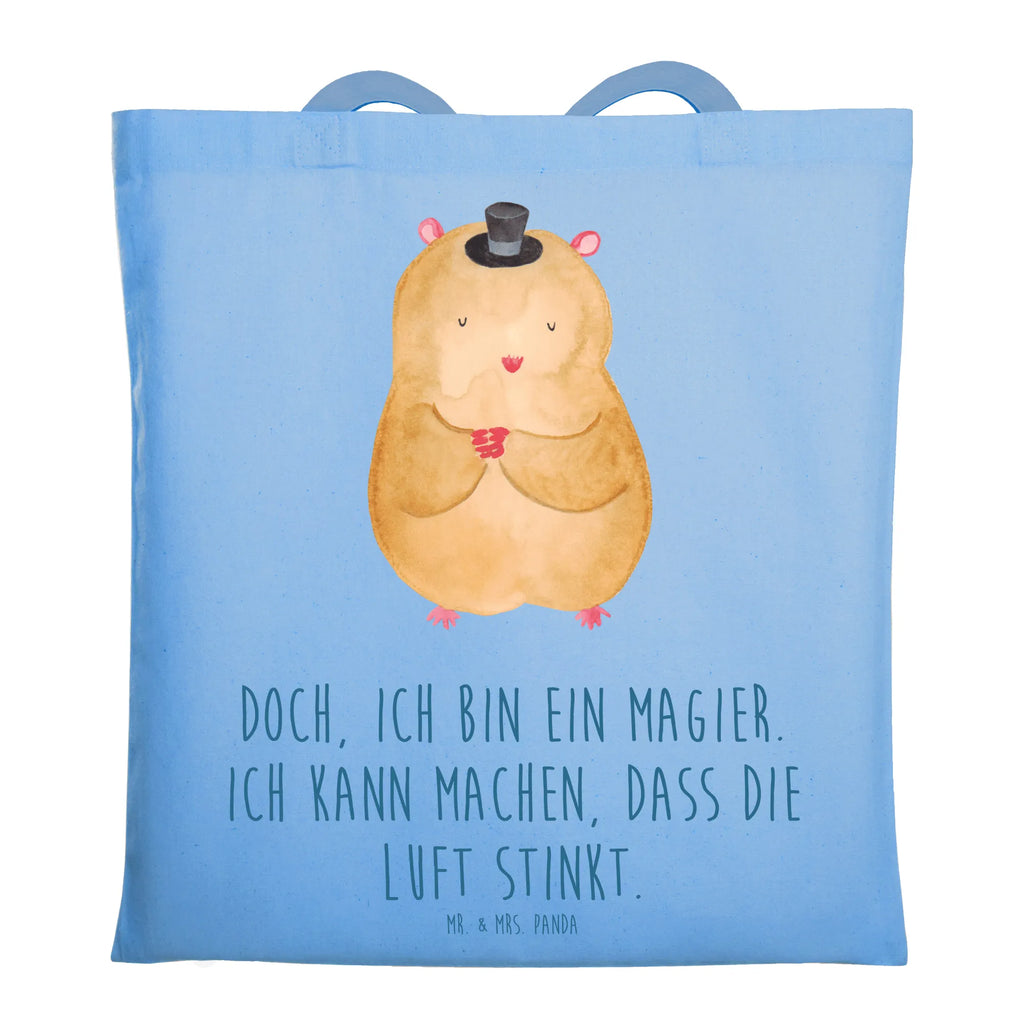 Tragetasche Hamster Hut Beuteltasche, Beutel, Einkaufstasche, Jutebeutel, Stoffbeutel, Tasche, Shopper, Umhängetasche, Strandtasche, Schultertasche, Stofftasche, Tragetasche, Badetasche, Jutetasche, Einkaufstüte, Laptoptasche, Tiermotive, Gute Laune, lustige Sprüche, Tiere, Hamster, Hut, Magier, Zylinder, Zwerghamster, Zauberer