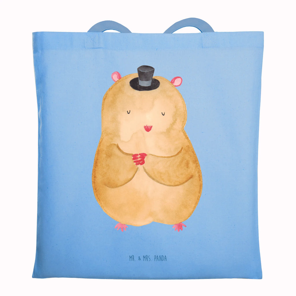 Tragetasche Hamster Hut Beuteltasche, Beutel, Einkaufstasche, Jutebeutel, Stoffbeutel, Tasche, Shopper, Umhängetasche, Strandtasche, Schultertasche, Stofftasche, Tragetasche, Badetasche, Jutetasche, Einkaufstüte, Laptoptasche, Tiermotive, Gute Laune, lustige Sprüche, Tiere, Hamster, Hut, Magier, Zylinder, Zwerghamster, Zauberer