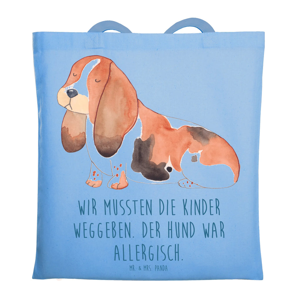 Tragetasche Hund Basset Hound Beuteltasche, Beutel, Einkaufstasche, Jutebeutel, Stoffbeutel, Tasche, Shopper, Umhängetasche, Strandtasche, Schultertasche, Stofftasche, Tragetasche, Badetasche, Jutetasche, Einkaufstüte, Laptoptasche, Hund, Hundemotiv, Haustier, Hunderasse, Tierliebhaber, Hundebesitzer, Sprüche, Basset Hound, Basset, Hundeliebe, kinderlos