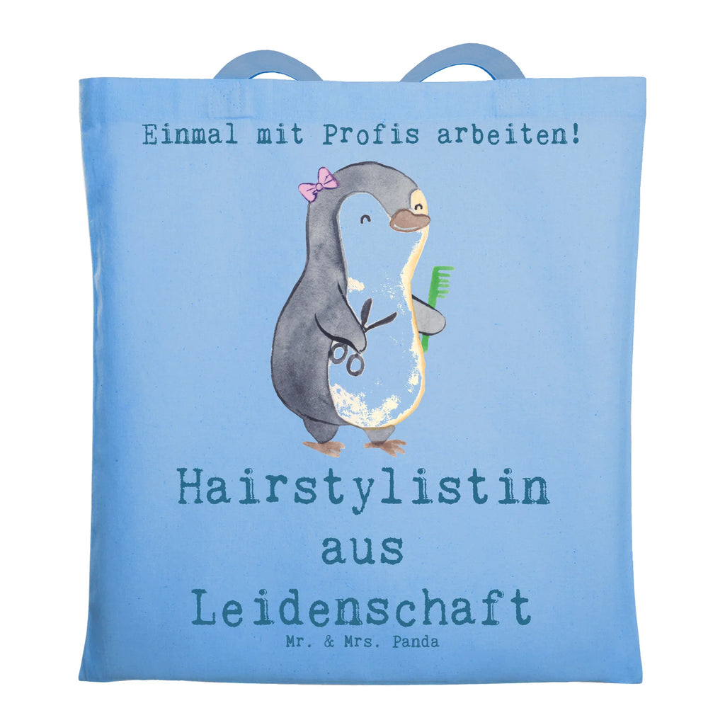 Tragetasche Hairstylistin aus Leidenschaft Beuteltasche, Beutel, Einkaufstasche, Jutebeutel, Stoffbeutel, Tasche, Shopper, Umhängetasche, Strandtasche, Schultertasche, Stofftasche, Tragetasche, Badetasche, Jutetasche, Einkaufstüte, Laptoptasche, Beruf, Ausbildung, Jubiläum, Abschied, Rente, Kollege, Kollegin, Geschenk, Schenken, Arbeitskollege, Mitarbeiter, Firma, Danke, Dankeschön, Frisörin, Haarstylistin, Hairstylistin, Friseursalon