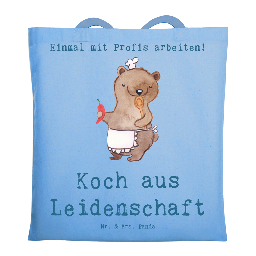 Tragetasche Koch aus Leidenschaft Beuteltasche, Beutel, Einkaufstasche, Jutebeutel, Stoffbeutel, Tasche, Shopper, Umhängetasche, Strandtasche, Schultertasche, Stofftasche, Tragetasche, Badetasche, Jutetasche, Einkaufstüte, Laptoptasche, Beruf, Ausbildung, Jubiläum, Abschied, Rente, Kollege, Kollegin, Geschenk, Schenken, Arbeitskollege, Mitarbeiter, Firma, Danke, Dankeschön, Koch, Chefkoch, Küchenchef, Küchenmeister, Schiffskoch, Sternekoch, Fernsehkoch, Restaurant