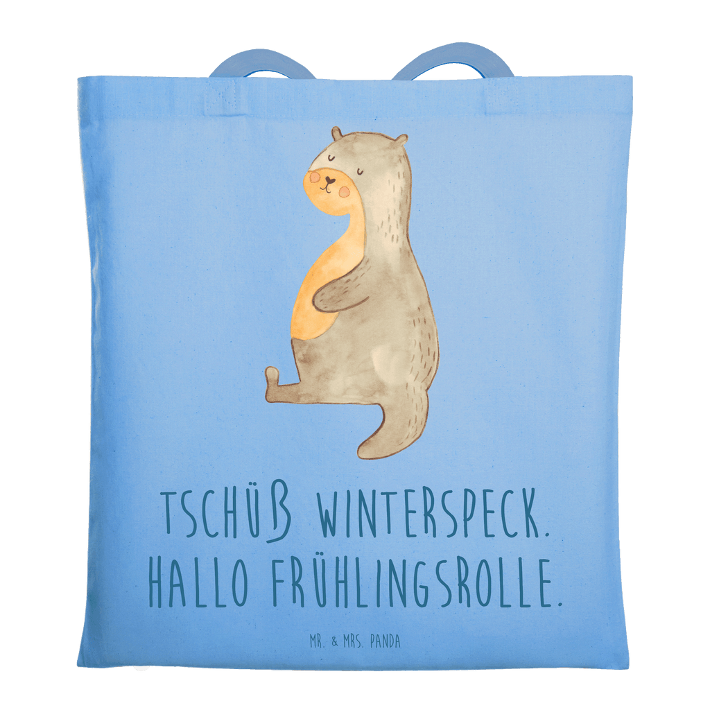 Tragetasche Otter Bauch Beuteltasche, Beutel, Einkaufstasche, Jutebeutel, Stoffbeutel, Tasche, Shopper, Umhängetasche, Strandtasche, Schultertasche, Stofftasche, Tragetasche, Badetasche, Jutetasche, Einkaufstüte, Laptoptasche, Otter, Fischotter, Seeotter, Otter Seeotter See Otter