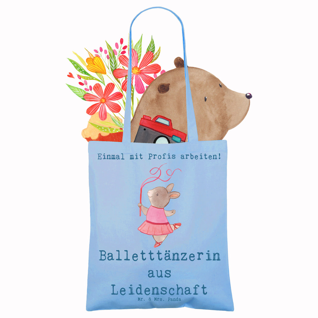 Tragetasche Balletttänzerin aus Leidenschaft Beuteltasche, Beutel, Einkaufstasche, Jutebeutel, Stoffbeutel, Tasche, Shopper, Umhängetasche, Strandtasche, Schultertasche, Stofftasche, Tragetasche, Badetasche, Jutetasche, Einkaufstüte, Laptoptasche, Beruf, Ausbildung, Jubiläum, Abschied, Rente, Kollege, Kollegin, Geschenk, Schenken, Arbeitskollege, Mitarbeiter, Firma, Danke, Dankeschön, Balletttänzerin, Ballerina, Ballett, Glücksbringer Auftritt, Ballettaufführung, Ballettunterricht, Ballettstunden