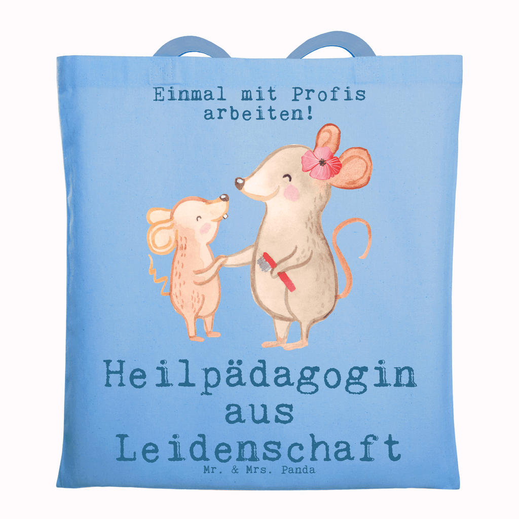 Tragetasche Heilpädagogin aus Leidenschaft Beuteltasche, Beutel, Einkaufstasche, Jutebeutel, Stoffbeutel, Tasche, Shopper, Umhängetasche, Strandtasche, Schultertasche, Stofftasche, Tragetasche, Badetasche, Jutetasche, Einkaufstüte, Laptoptasche, Beruf, Ausbildung, Jubiläum, Abschied, Rente, Kollege, Kollegin, Geschenk, Schenken, Arbeitskollege, Mitarbeiter, Firma, Danke, Dankeschön, Heilpädagogin, Heilpädagogik, Studium