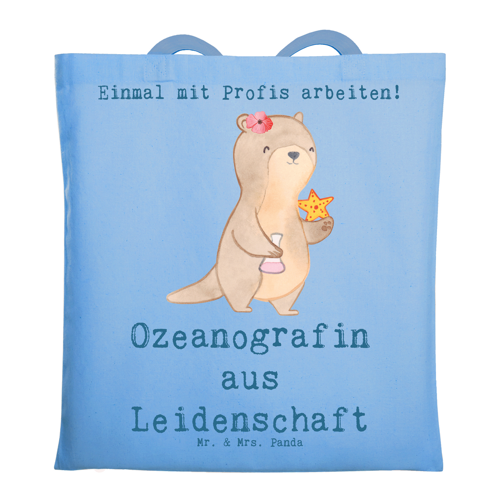 Tragetasche Ozeanografin aus Leidenschaft Beuteltasche, Beutel, Einkaufstasche, Jutebeutel, Stoffbeutel, Tasche, Shopper, Umhängetasche, Strandtasche, Schultertasche, Stofftasche, Tragetasche, Badetasche, Jutetasche, Einkaufstüte, Laptoptasche, Beruf, Ausbildung, Jubiläum, Abschied, Rente, Kollege, Kollegin, Geschenk, Schenken, Arbeitskollege, Mitarbeiter, Firma, Danke, Dankeschön, Ozeanografin, Meeresbiologe, Meereskundler, Naturwissenschaftler, Meeresforscher, maritime Forschung, Studium