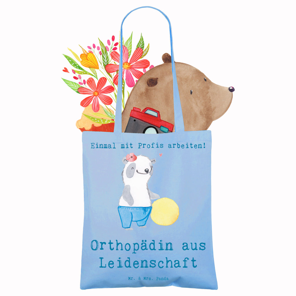 Tragetasche Orthopädin aus Leidenschaft Beuteltasche, Beutel, Einkaufstasche, Jutebeutel, Stoffbeutel, Tasche, Shopper, Umhängetasche, Strandtasche, Schultertasche, Stofftasche, Tragetasche, Badetasche, Jutetasche, Einkaufstüte, Laptoptasche, Beruf, Ausbildung, Jubiläum, Abschied, Rente, Kollege, Kollegin, Geschenk, Schenken, Arbeitskollege, Mitarbeiter, Firma, Danke, Dankeschön, Orthopädin, Fachärztin, Orthopädie, Praxis, Eröffnung