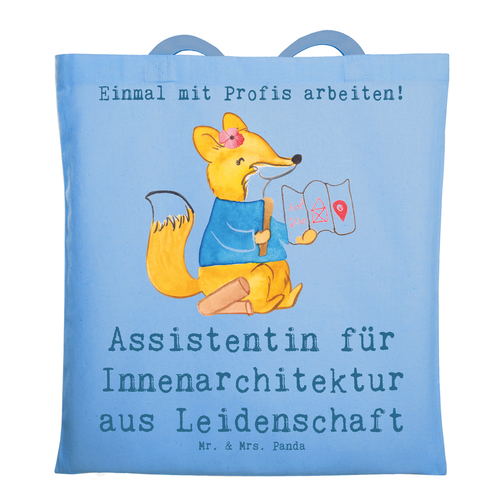 Tragetasche Assistentin für Innenarchitektur aus Leidenschaft Beuteltasche, Beutel, Einkaufstasche, Jutebeutel, Stoffbeutel, Tasche, Shopper, Umhängetasche, Strandtasche, Schultertasche, Stofftasche, Tragetasche, Badetasche, Jutetasche, Einkaufstüte, Laptoptasche, Beruf, Ausbildung, Jubiläum, Abschied, Rente, Kollege, Kollegin, Geschenk, Schenken, Arbeitskollege, Mitarbeiter, Firma, Danke, Dankeschön