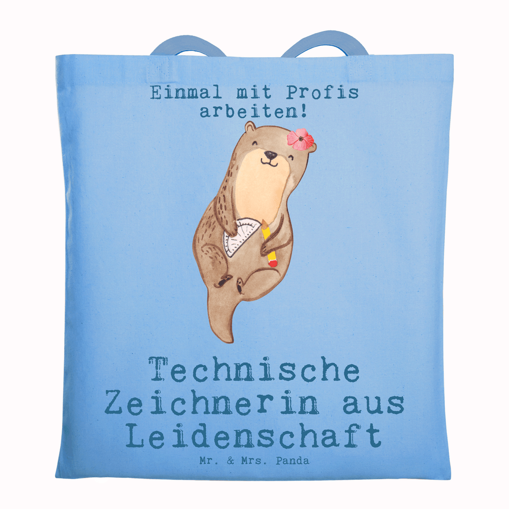 Tragetasche Technische Zeichnerin aus Leidenschaft Beuteltasche, Beutel, Einkaufstasche, Jutebeutel, Stoffbeutel, Tasche, Shopper, Umhängetasche, Strandtasche, Schultertasche, Stofftasche, Tragetasche, Badetasche, Jutetasche, Einkaufstüte, Laptoptasche, Beruf, Ausbildung, Jubiläum, Abschied, Rente, Kollege, Kollegin, Geschenk, Schenken, Arbeitskollege, Mitarbeiter, Firma, Danke, Dankeschön