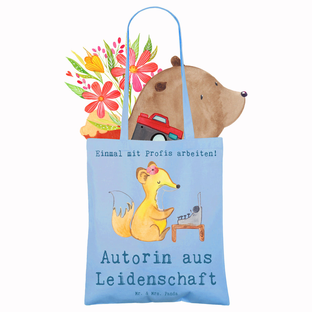 Tragetasche Autorin aus Leidenschaft Beuteltasche, Beutel, Einkaufstasche, Jutebeutel, Stoffbeutel, Tasche, Shopper, Umhängetasche, Strandtasche, Schultertasche, Stofftasche, Tragetasche, Badetasche, Jutetasche, Einkaufstüte, Laptoptasche, Beruf, Ausbildung, Jubiläum, Abschied, Rente, Kollege, Kollegin, Geschenk, Schenken, Arbeitskollege, Mitarbeiter, Firma, Danke, Dankeschön, Autorin, Buchveröffentlichung, Schriftstellerin, Verlag, Geschichtenschreiber, Hobbyautor