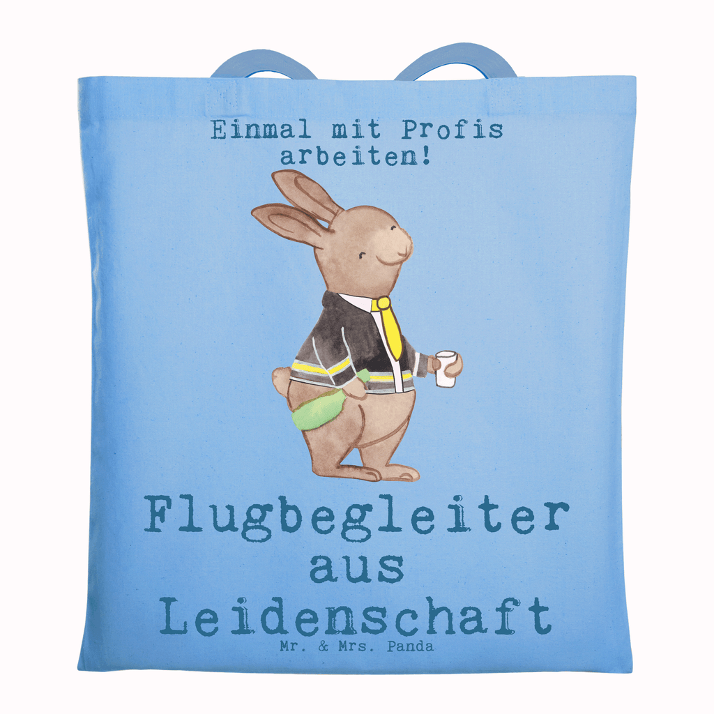 Tragetasche Flugbegleiter aus Leidenschaft Beuteltasche, Beutel, Einkaufstasche, Jutebeutel, Stoffbeutel, Tasche, Shopper, Umhängetasche, Strandtasche, Schultertasche, Stofftasche, Tragetasche, Badetasche, Jutetasche, Einkaufstüte, Laptoptasche, Beruf, Ausbildung, Jubiläum, Abschied, Rente, Kollege, Kollegin, Geschenk, Schenken, Arbeitskollege, Mitarbeiter, Firma, Danke, Dankeschön, Flugbegleiter, Steward, Flugsteward, Flight-Attendant