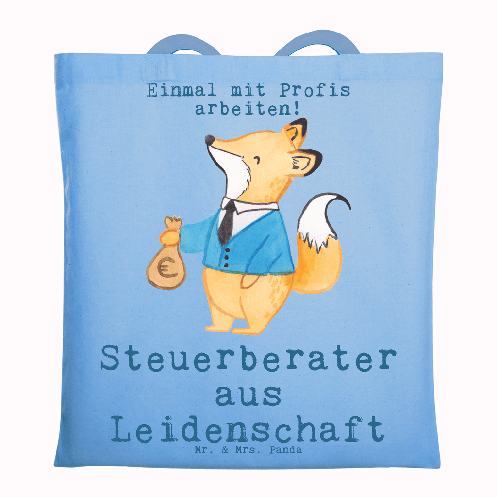 Tragetasche Steuerberater aus Leidenschaft Beuteltasche, Beutel, Einkaufstasche, Jutebeutel, Stoffbeutel, Tasche, Shopper, Umhängetasche, Strandtasche, Schultertasche, Stofftasche, Tragetasche, Badetasche, Jutetasche, Einkaufstüte, Laptoptasche, Beruf, Ausbildung, Jubiläum, Abschied, Rente, Kollege, Kollegin, Geschenk, Schenken, Arbeitskollege, Mitarbeiter, Firma, Danke, Dankeschön