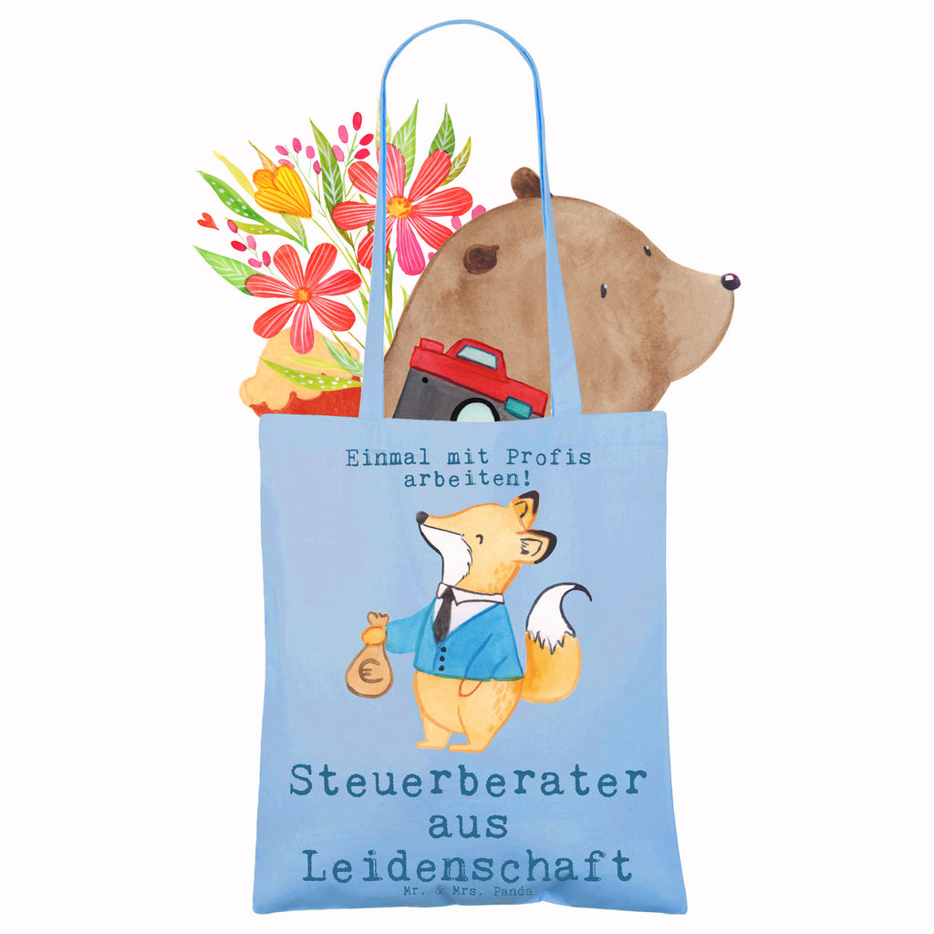 Tragetasche Steuerberater aus Leidenschaft Beuteltasche, Beutel, Einkaufstasche, Jutebeutel, Stoffbeutel, Tasche, Shopper, Umhängetasche, Strandtasche, Schultertasche, Stofftasche, Tragetasche, Badetasche, Jutetasche, Einkaufstüte, Laptoptasche, Beruf, Ausbildung, Jubiläum, Abschied, Rente, Kollege, Kollegin, Geschenk, Schenken, Arbeitskollege, Mitarbeiter, Firma, Danke, Dankeschön