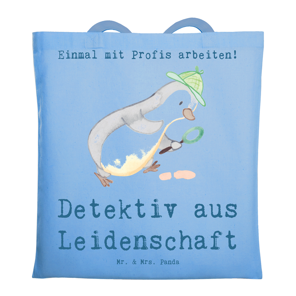 Tragetasche Detektiv aus Leidenschaft Beuteltasche, Beutel, Einkaufstasche, Jutebeutel, Stoffbeutel, Tasche, Shopper, Umhängetasche, Strandtasche, Schultertasche, Stofftasche, Tragetasche, Badetasche, Jutetasche, Einkaufstüte, Laptoptasche, Beruf, Ausbildung, Jubiläum, Abschied, Rente, Kollege, Kollegin, Geschenk, Schenken, Arbeitskollege, Mitarbeiter, Firma, Danke, Dankeschön, Detektiv, Ermittler, Agent, Privatdetektei, Berufsdetektiv, Wirtschaftsdetektei, Detektivausbildung, Spurensuche