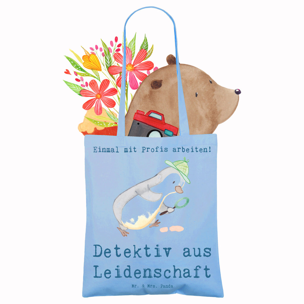 Tragetasche Detektiv aus Leidenschaft Beuteltasche, Beutel, Einkaufstasche, Jutebeutel, Stoffbeutel, Tasche, Shopper, Umhängetasche, Strandtasche, Schultertasche, Stofftasche, Tragetasche, Badetasche, Jutetasche, Einkaufstüte, Laptoptasche, Beruf, Ausbildung, Jubiläum, Abschied, Rente, Kollege, Kollegin, Geschenk, Schenken, Arbeitskollege, Mitarbeiter, Firma, Danke, Dankeschön, Detektiv, Ermittler, Agent, Privatdetektei, Berufsdetektiv, Wirtschaftsdetektei, Detektivausbildung, Spurensuche