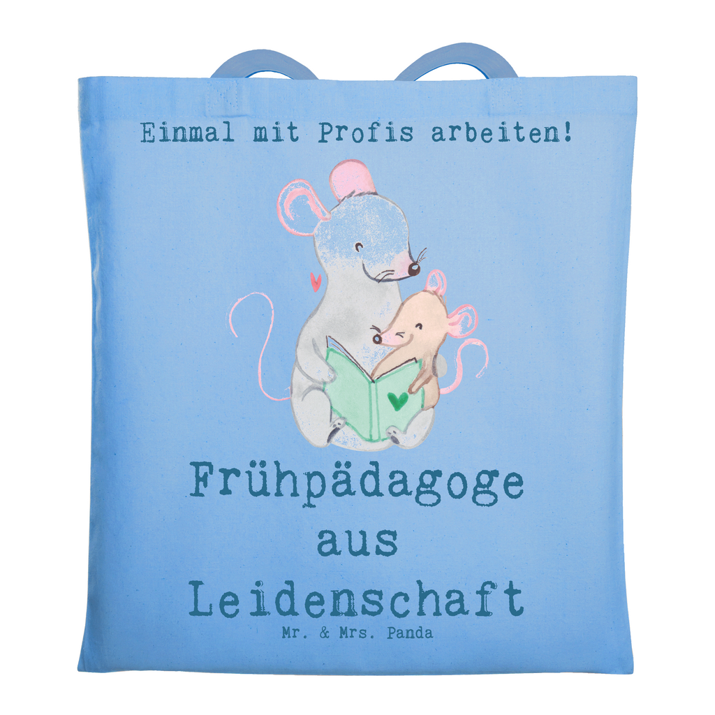 Tragetasche Frühpädagoge aus Leidenschaft Beuteltasche, Beutel, Einkaufstasche, Jutebeutel, Stoffbeutel, Tasche, Shopper, Umhängetasche, Strandtasche, Schultertasche, Stofftasche, Tragetasche, Badetasche, Jutetasche, Einkaufstüte, Laptoptasche, Beruf, Ausbildung, Jubiläum, Abschied, Rente, Kollege, Kollegin, Geschenk, Schenken, Arbeitskollege, Mitarbeiter, Firma, Danke, Dankeschön, Frühpädagoge, Frühpädagogik, Studium