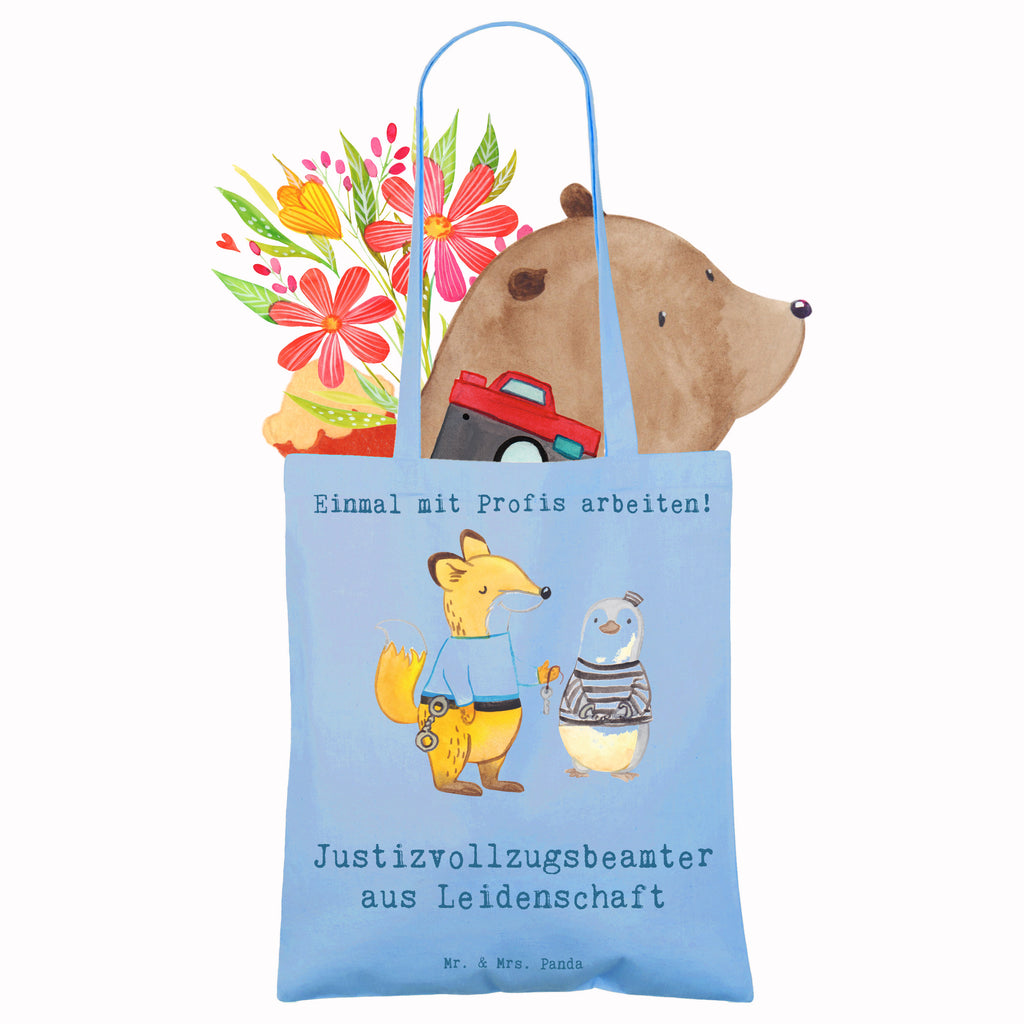 Tragetasche Justizvollzugsbeamter aus Leidenschaft Beuteltasche, Beutel, Einkaufstasche, Jutebeutel, Stoffbeutel, Tasche, Shopper, Umhängetasche, Strandtasche, Schultertasche, Stofftasche, Tragetasche, Badetasche, Jutetasche, Einkaufstüte, Laptoptasche, Beruf, Ausbildung, Jubiläum, Abschied, Rente, Kollege, Kollegin, Geschenk, Schenken, Arbeitskollege, Mitarbeiter, Firma, Danke, Dankeschön, Gefängniswärter, Justizvollzugsbeamter