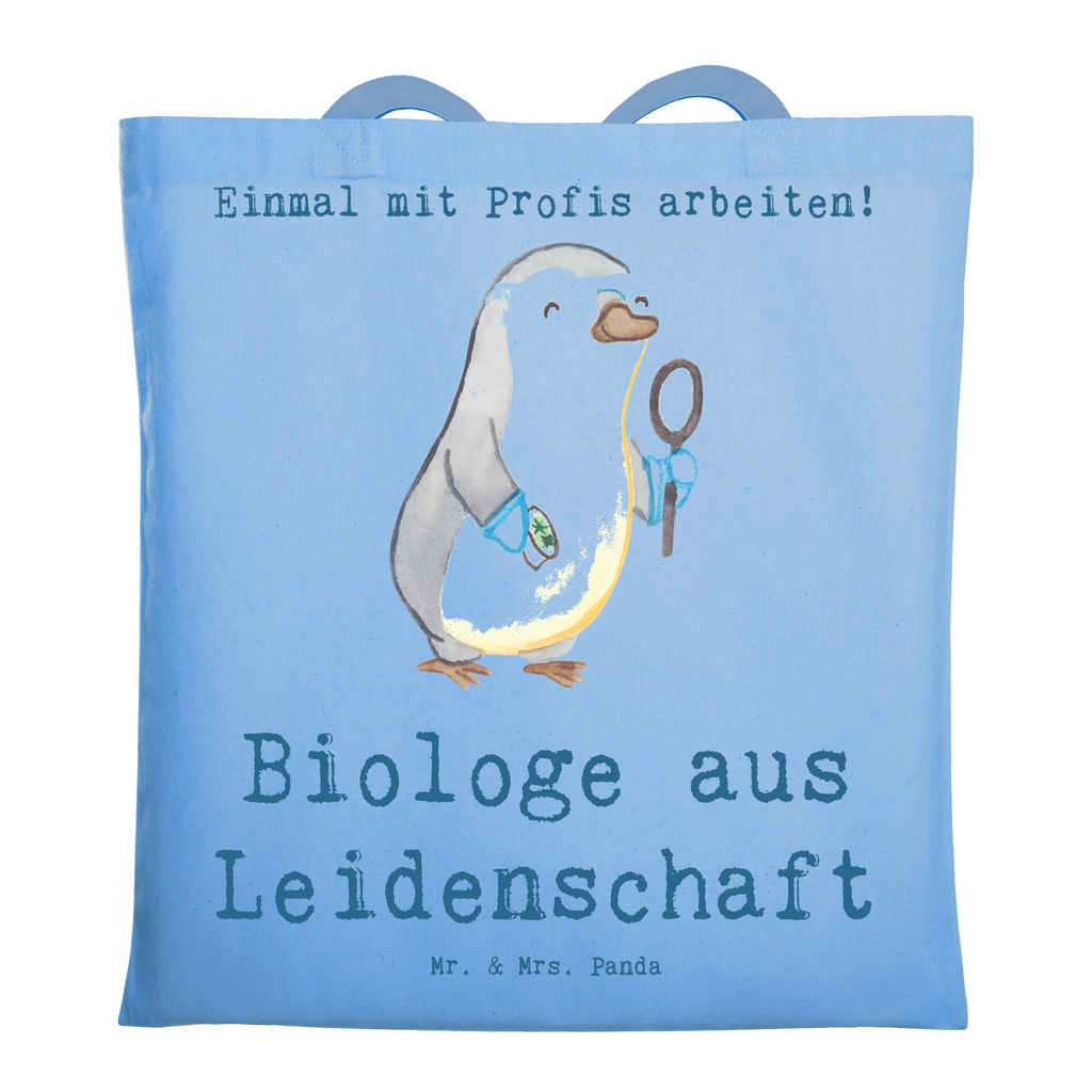 Tragetasche Biologe aus Leidenschaft Beuteltasche, Beutel, Einkaufstasche, Jutebeutel, Stoffbeutel, Tasche, Shopper, Umhängetasche, Strandtasche, Schultertasche, Stofftasche, Tragetasche, Badetasche, Jutetasche, Einkaufstüte, Laptoptasche, Beruf, Ausbildung, Jubiläum, Abschied, Rente, Kollege, Kollegin, Geschenk, Schenken, Arbeitskollege, Mitarbeiter, Firma, Danke, Dankeschön, Biologe, Biologie, Naturwissenschaftler, Labor, Studium, Bachelor, Master