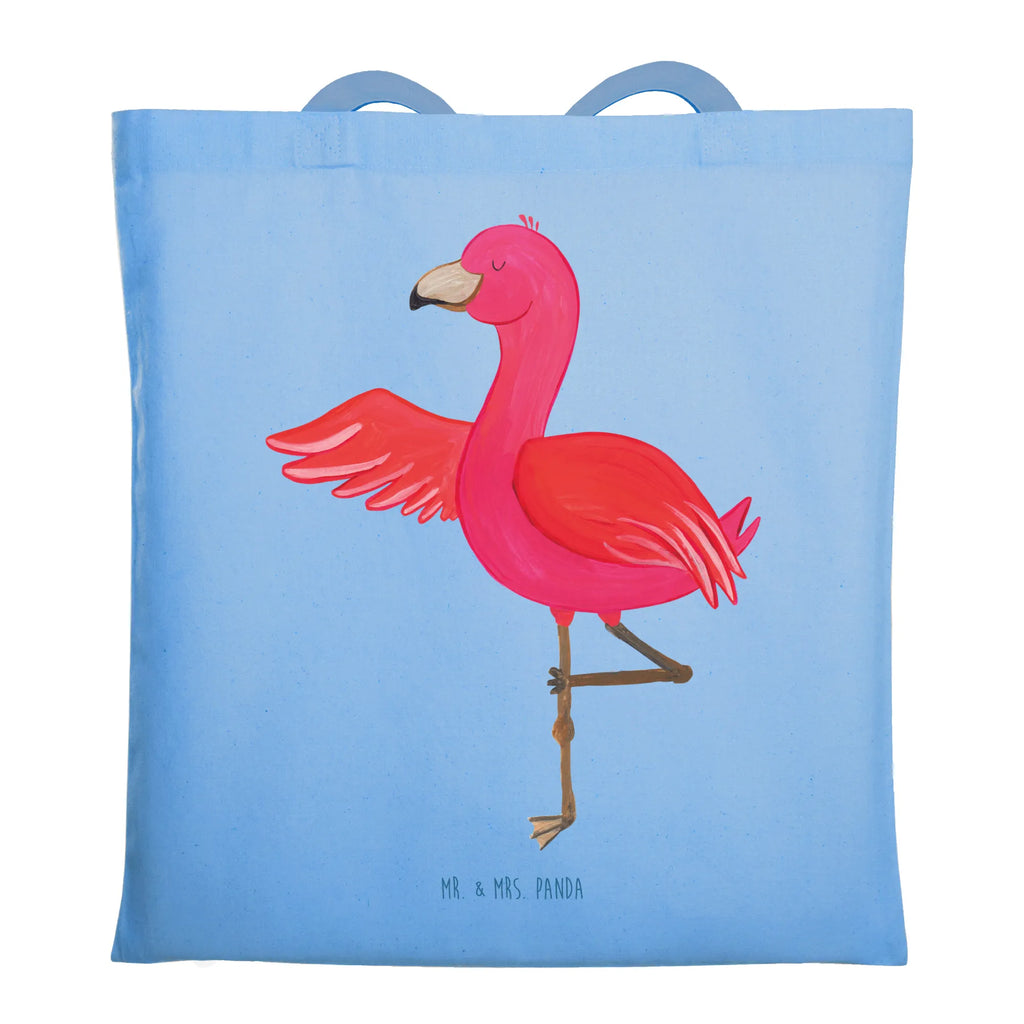 Tragetasche Flamingo Yoga Beuteltasche, Beutel, Einkaufstasche, Jutebeutel, Stoffbeutel, Tasche, Shopper, Umhängetasche, Strandtasche, Schultertasche, Stofftasche, Tragetasche, Badetasche, Jutetasche, Einkaufstüte, Laptoptasche, Flamingo, Vogel, Yoga, Namaste, Achtsamkeit, Yoga-Übung, Entspannung, Ärger, Aufregen, Tiefenentspannung