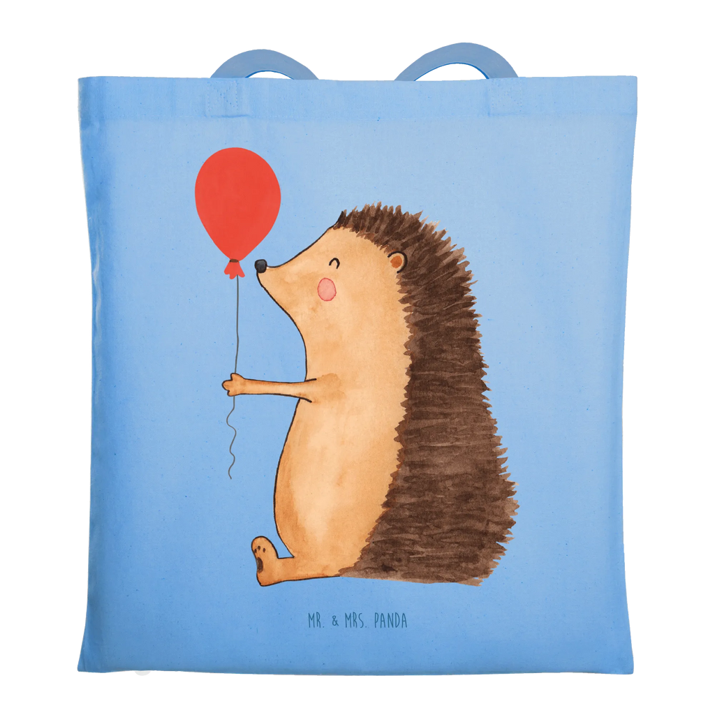 Tragetasche Igel Luftballon Beuteltasche, Beutel, Einkaufstasche, Jutebeutel, Stoffbeutel, Tasche, Shopper, Umhängetasche, Strandtasche, Schultertasche, Stofftasche, Tragetasche, Badetasche, Jutetasche, Einkaufstüte, Laptoptasche, Tiermotive, Gute Laune, lustige Sprüche, Tiere, Igel, Geburtstag, Herzlichen Glückwunsch, Glückwunsch, Geburtstagskind, Ballon, Happy Birthday