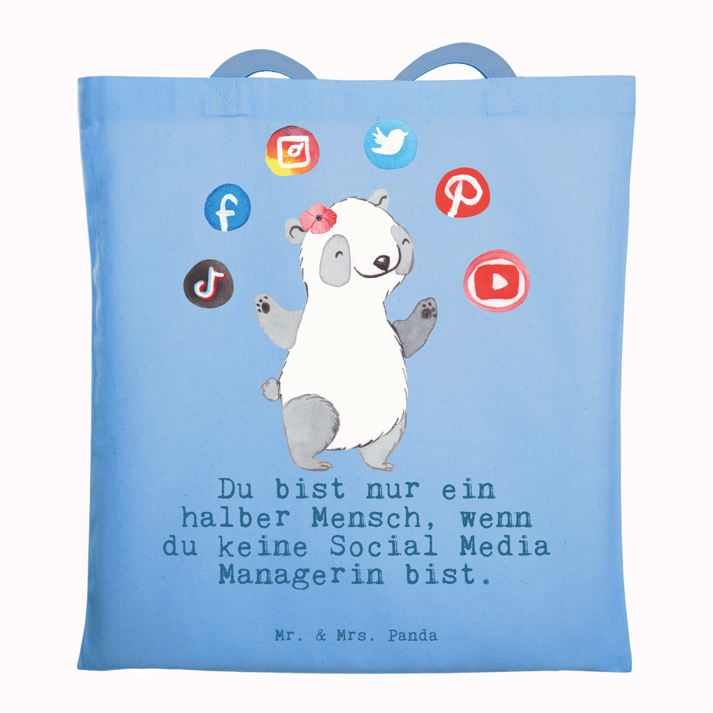 Tragetasche Social Media Managerin Herz Beuteltasche, Beutel, Einkaufstasche, Jutebeutel, Stoffbeutel, Tasche, Shopper, Umhängetasche, Strandtasche, Schultertasche, Stofftasche, Tragetasche, Badetasche, Jutetasche, Einkaufstüte, Laptoptasche, Beruf, Ausbildung, Jubiläum, Abschied, Rente, Kollege, Kollegin, Geschenk, Schenken, Arbeitskollege, Mitarbeiter, Firma, Danke, Dankeschön