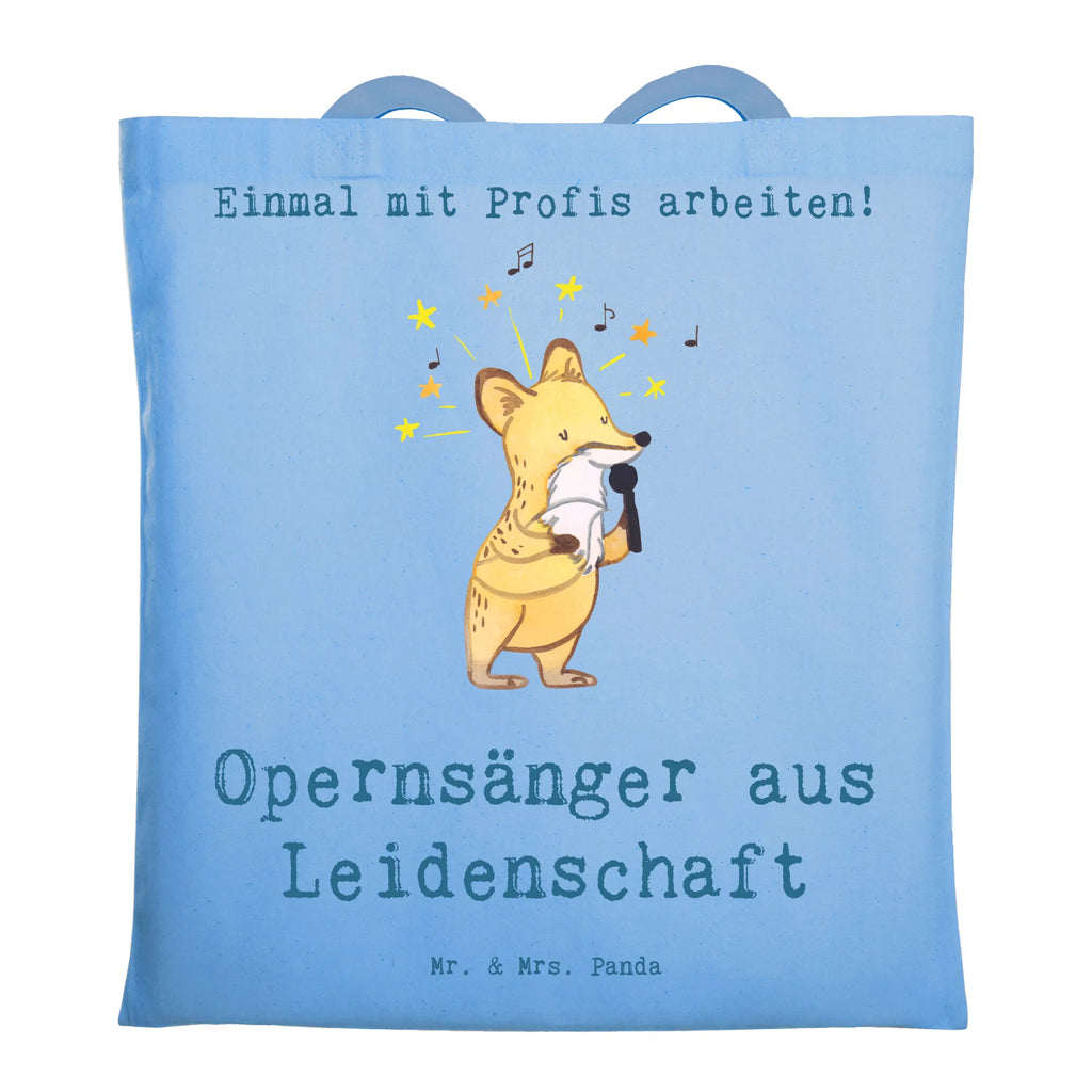 Tragetasche Opernsänger aus Leidenschaft Beuteltasche, Beutel, Einkaufstasche, Jutebeutel, Stoffbeutel, Tasche, Shopper, Umhängetasche, Strandtasche, Schultertasche, Stofftasche, Tragetasche, Badetasche, Jutetasche, Einkaufstüte, Laptoptasche, Beruf, Ausbildung, Jubiläum, Abschied, Rente, Kollege, Kollegin, Geschenk, Schenken, Arbeitskollege, Mitarbeiter, Firma, Danke, Dankeschön