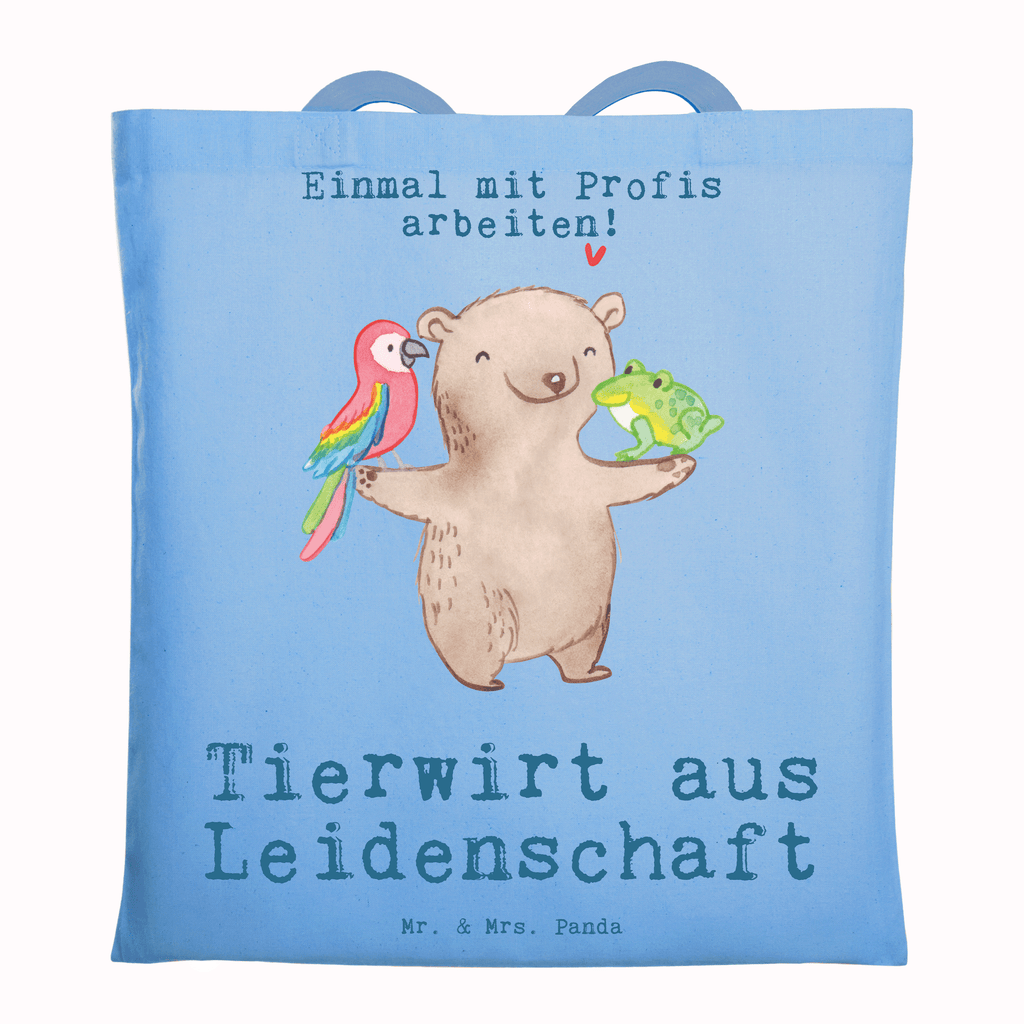 Tragetasche Tierwirt aus Leidenschaft Beuteltasche, Beutel, Einkaufstasche, Jutebeutel, Stoffbeutel, Tasche, Shopper, Umhängetasche, Strandtasche, Schultertasche, Stofftasche, Tragetasche, Badetasche, Jutetasche, Einkaufstüte, Laptoptasche, Beruf, Ausbildung, Jubiläum, Abschied, Rente, Kollege, Kollegin, Geschenk, Schenken, Arbeitskollege, Mitarbeiter, Firma, Danke, Dankeschön, Landwirt; Bauer, Tierwirt, Agronom, Farmer, Bauernhof