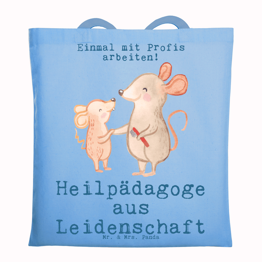 Tragetasche Heilpädagoge aus Leidenschaft Beuteltasche, Beutel, Einkaufstasche, Jutebeutel, Stoffbeutel, Tasche, Shopper, Umhängetasche, Strandtasche, Schultertasche, Stofftasche, Tragetasche, Badetasche, Jutetasche, Einkaufstüte, Laptoptasche, Beruf, Ausbildung, Jubiläum, Abschied, Rente, Kollege, Kollegin, Geschenk, Schenken, Arbeitskollege, Mitarbeiter, Firma, Danke, Dankeschön, Heilpädagoge, Heilpädagogik, Studium