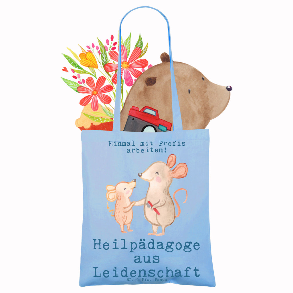 Tragetasche Heilpädagoge aus Leidenschaft Beuteltasche, Beutel, Einkaufstasche, Jutebeutel, Stoffbeutel, Tasche, Shopper, Umhängetasche, Strandtasche, Schultertasche, Stofftasche, Tragetasche, Badetasche, Jutetasche, Einkaufstüte, Laptoptasche, Beruf, Ausbildung, Jubiläum, Abschied, Rente, Kollege, Kollegin, Geschenk, Schenken, Arbeitskollege, Mitarbeiter, Firma, Danke, Dankeschön, Heilpädagoge, Heilpädagogik, Studium