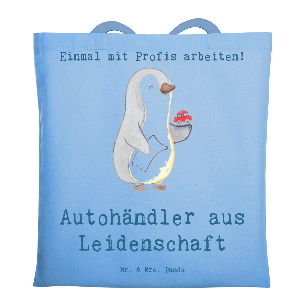 Tragetasche Autohändler aus Leidenschaft Beuteltasche, Beutel, Einkaufstasche, Jutebeutel, Stoffbeutel, Tasche, Shopper, Umhängetasche, Strandtasche, Schultertasche, Stofftasche, Tragetasche, Badetasche, Jutetasche, Einkaufstüte, Laptoptasche, Beruf, Ausbildung, Jubiläum, Abschied, Rente, Kollege, Kollegin, Geschenk, Schenken, Arbeitskollege, Mitarbeiter, Firma, Danke, Dankeschön, Autohändler, Eröffnung Autohaus, Autohandel, Gebrauchtwagenhändler, Autoverkäufer