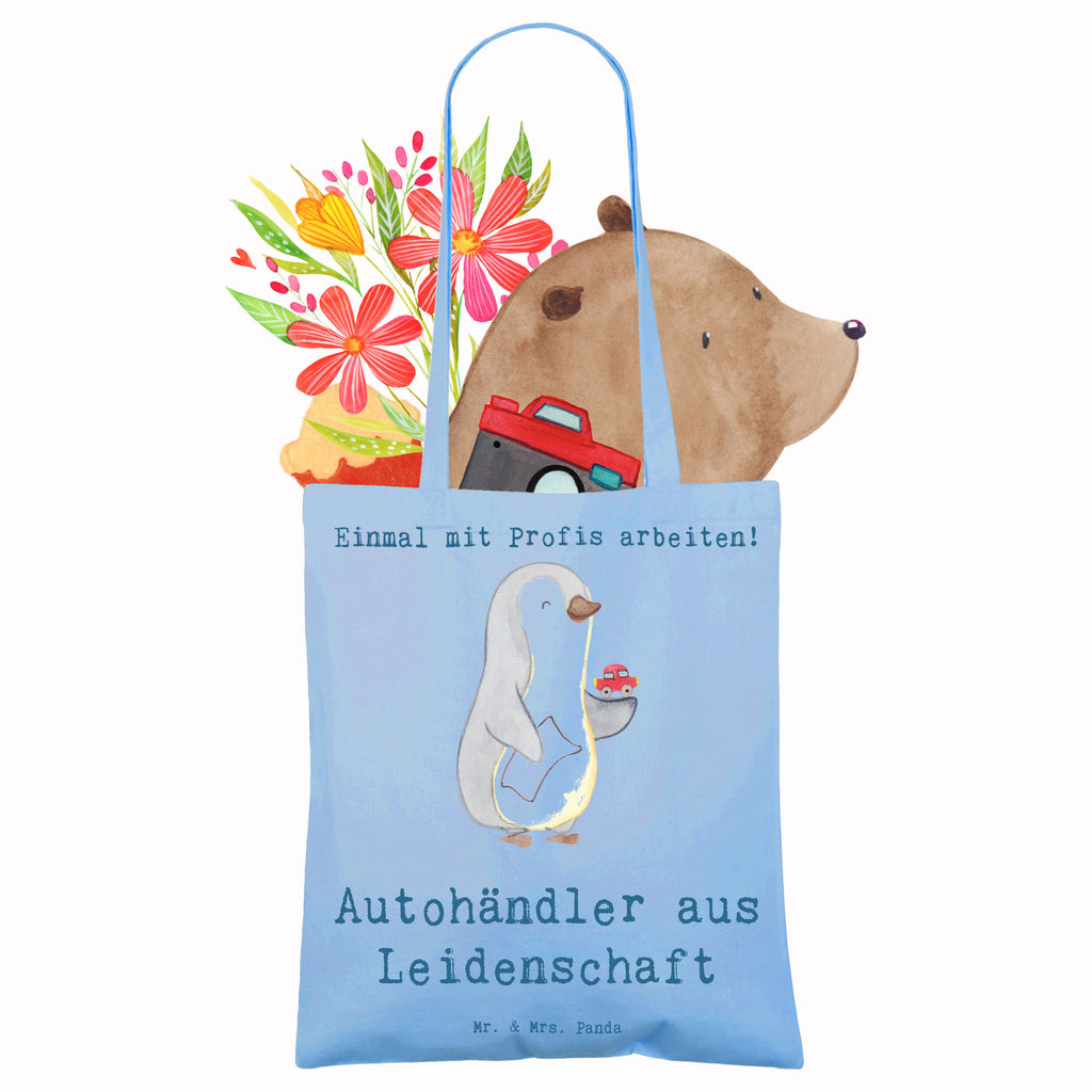 Tragetasche Autohändler aus Leidenschaft Beuteltasche, Beutel, Einkaufstasche, Jutebeutel, Stoffbeutel, Tasche, Shopper, Umhängetasche, Strandtasche, Schultertasche, Stofftasche, Tragetasche, Badetasche, Jutetasche, Einkaufstüte, Laptoptasche, Beruf, Ausbildung, Jubiläum, Abschied, Rente, Kollege, Kollegin, Geschenk, Schenken, Arbeitskollege, Mitarbeiter, Firma, Danke, Dankeschön, Autohändler, Eröffnung Autohaus, Autohandel, Gebrauchtwagenhändler, Autoverkäufer