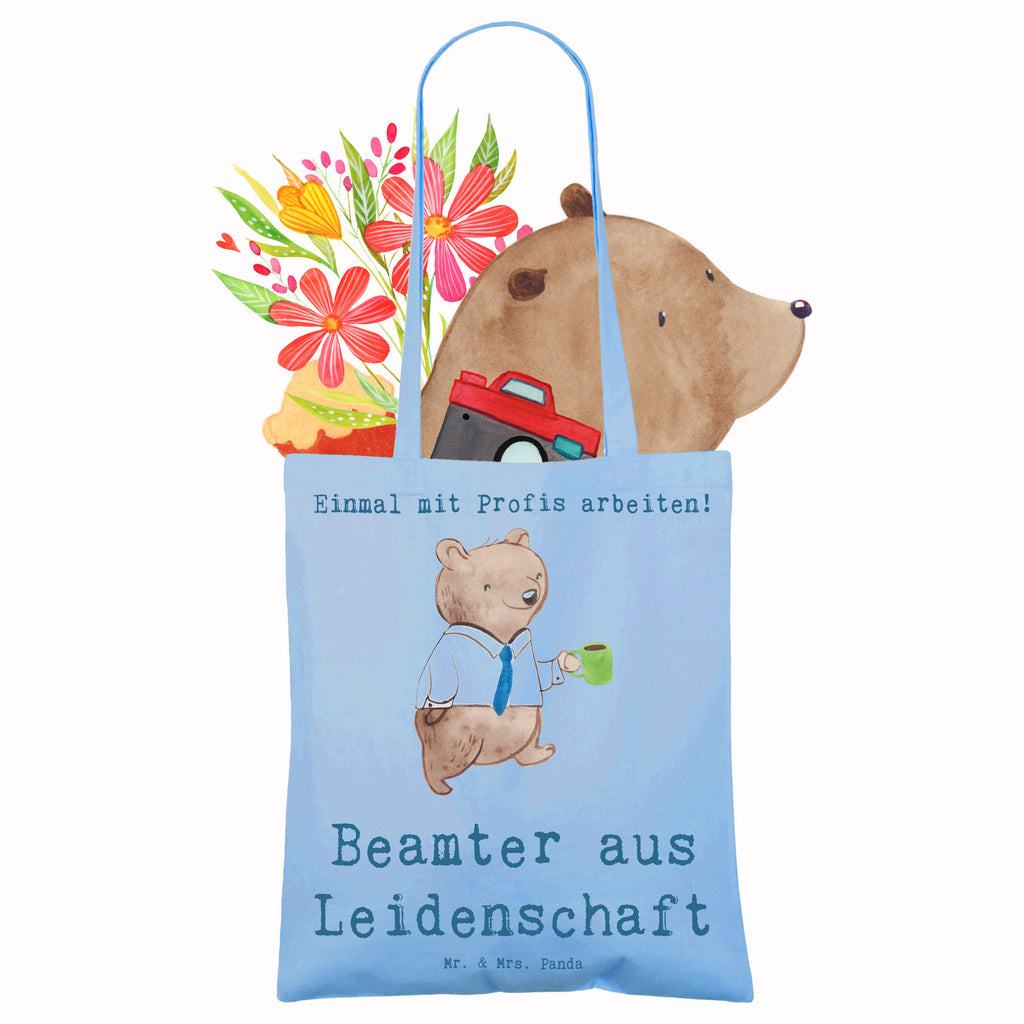 Tragetasche Beamter aus Leidenschaft Beuteltasche, Beutel, Einkaufstasche, Jutebeutel, Stoffbeutel, Tasche, Shopper, Umhängetasche, Strandtasche, Schultertasche, Stofftasche, Tragetasche, Badetasche, Jutetasche, Einkaufstüte, Laptoptasche, Beruf, Ausbildung, Jubiläum, Abschied, Rente, Kollege, Kollegin, Geschenk, Schenken, Arbeitskollege, Mitarbeiter, Firma, Danke, Dankeschön, Beamter, Verbeamtung, Beamtentum, öffentlicher Dienst, Studium, Amt