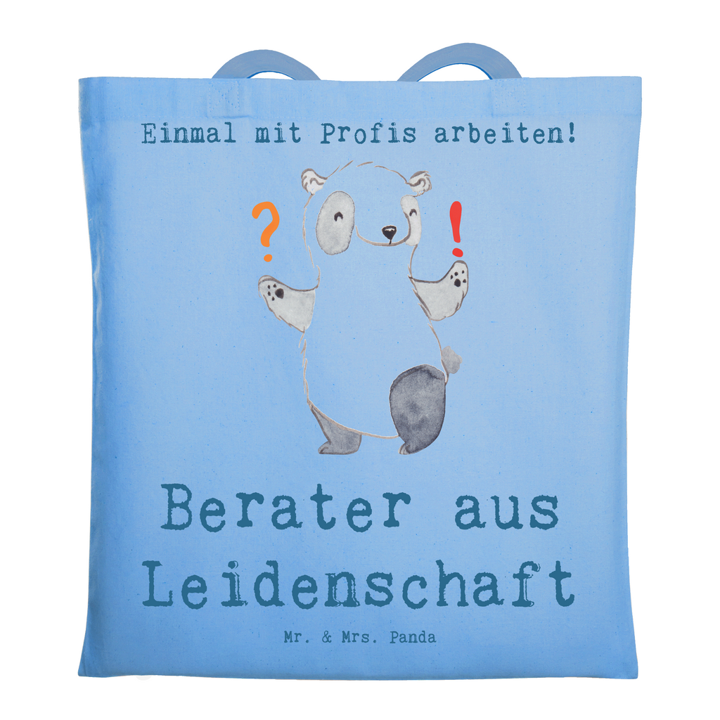 Tragetasche Berater aus Leidenschaft Beuteltasche, Beutel, Einkaufstasche, Jutebeutel, Stoffbeutel, Tasche, Shopper, Umhängetasche, Strandtasche, Schultertasche, Stofftasche, Tragetasche, Badetasche, Jutetasche, Einkaufstüte, Laptoptasche, Beruf, Ausbildung, Jubiläum, Abschied, Rente, Kollege, Kollegin, Geschenk, Schenken, Arbeitskollege, Mitarbeiter, Firma, Danke, Dankeschön, Berater, Finanzberater, IT Beratung, Beratungsbüro, Eröffnung